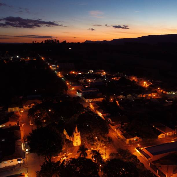istock Aerial view of sunset 1085419482