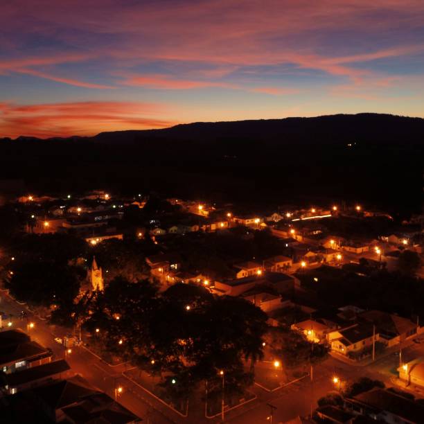 istock Aerial view of sunset 1085419496