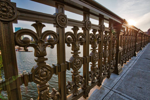 istock Boston landmark Longfellow bridge over Charles River at sunset 1085435172