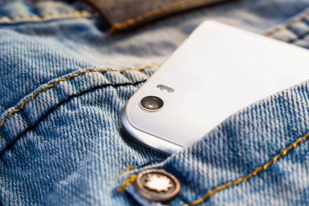 istock white smartphone lies in blue jeans 1085435752