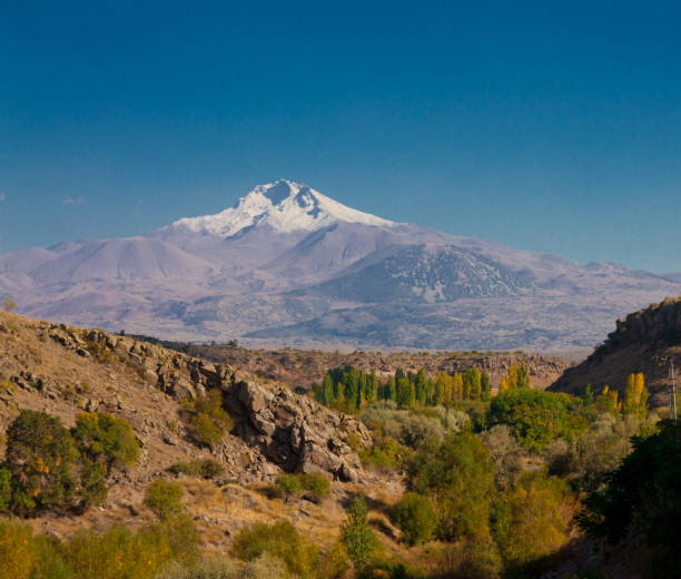 istock Cappadocia, day, mount Erciyes 1085439878
