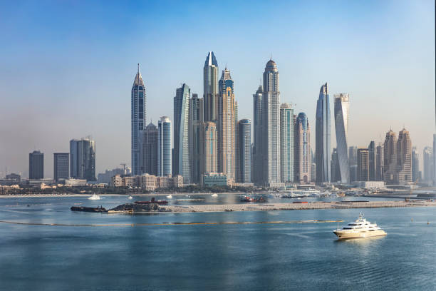 istock View to the skyline of Dubai Marina, UAE 1085439928