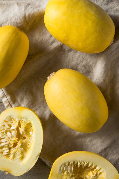 istock Raw Organic Yellow Spaghetti Winter Squash 1085441938