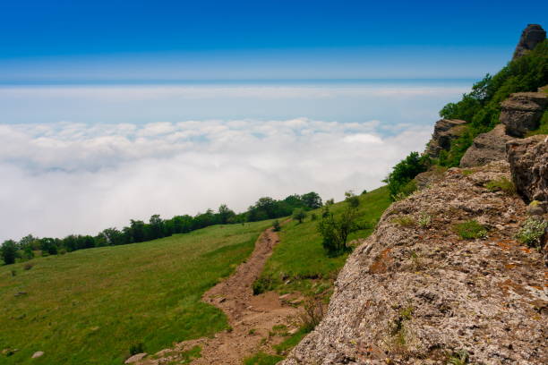 istock Crimea. Demerdzhi rocks landscape 1085450038