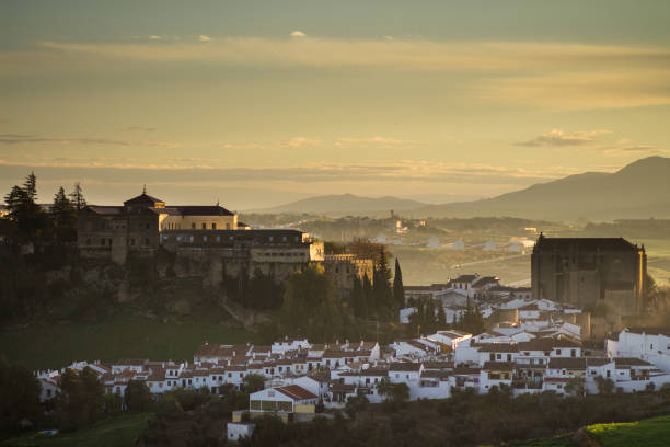 istock Hazy Sunrise in Ronda, Spain 1085468704