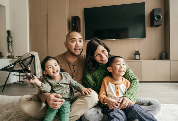 istock Two parents and two kids 1085472126