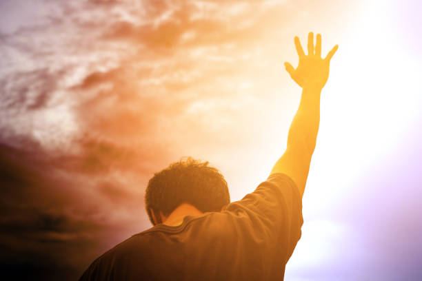 istock Human hands open palm up worship. Eucharist Therapy Bless God Helping Repent Catholic Easter Lent Mind Pray. Christian Religion concept background. fighting and victory for god 1085476786