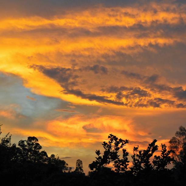 istock Aerial view of sunset 1085477042