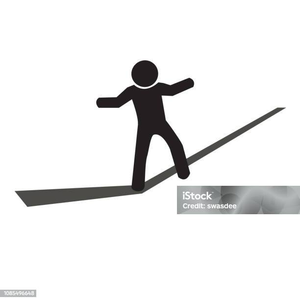 Stack Line Sign On White Background Vector Illustration Stock ...
