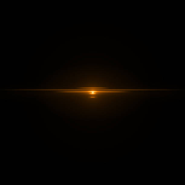 istock Solar Lens flare light special effect on Black background 1085511378