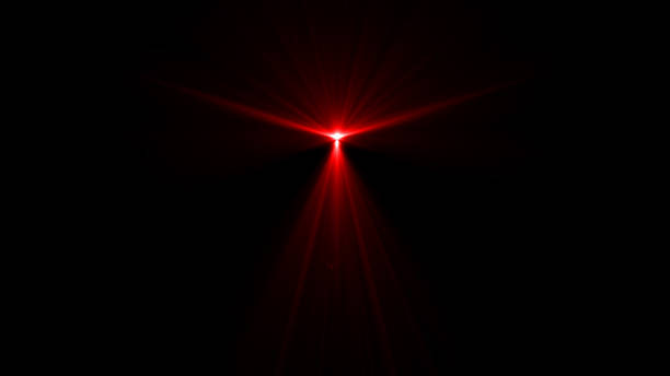 istock Solar Lens flare light special effect on Black background 1085511398