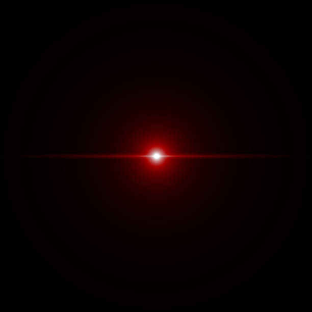 istock Solar Lens flare light special effect on Black background 1085511578