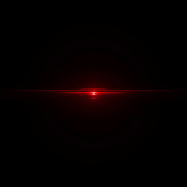 istock Solar Lens flare light special effect on Black background 1085512412