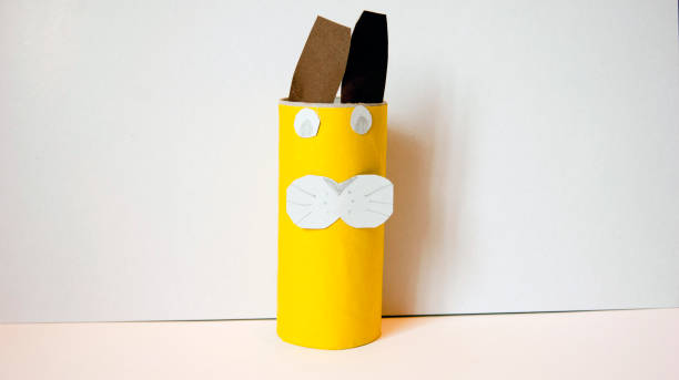istock hare made of cardboard 1085515650