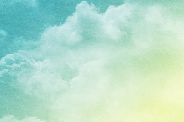 istock fantasy cloudy sky with pastel gradient color and grunge paper texture, nature abstract background 1085521706