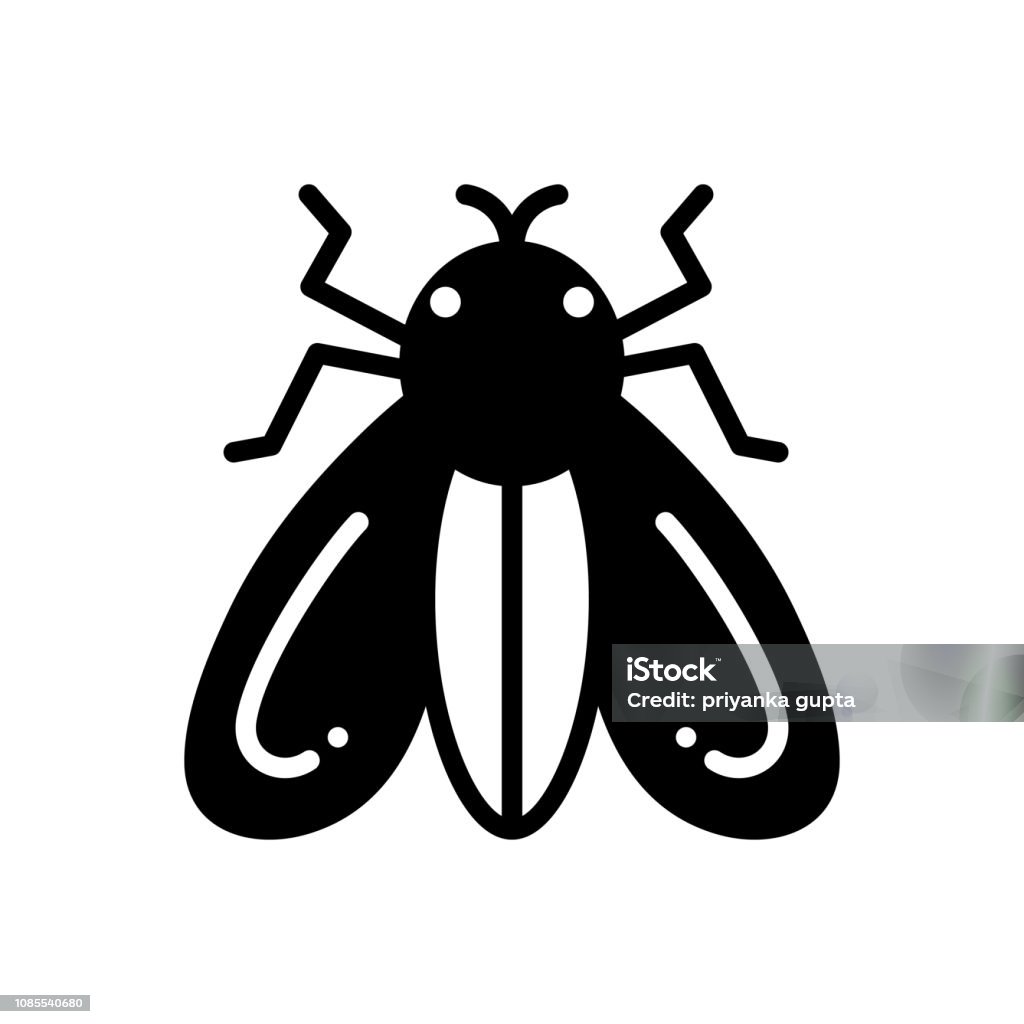 Fly Insect Head Symbol Fly Insects Stock Illustration - Download Image Now - Fly - Insect ...