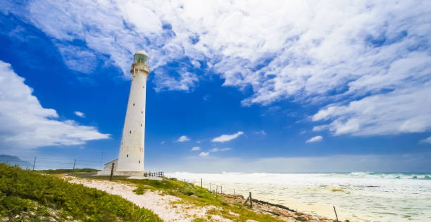 istock Lighthouse on the rugged Cape Town South Africa coastline 1085542032