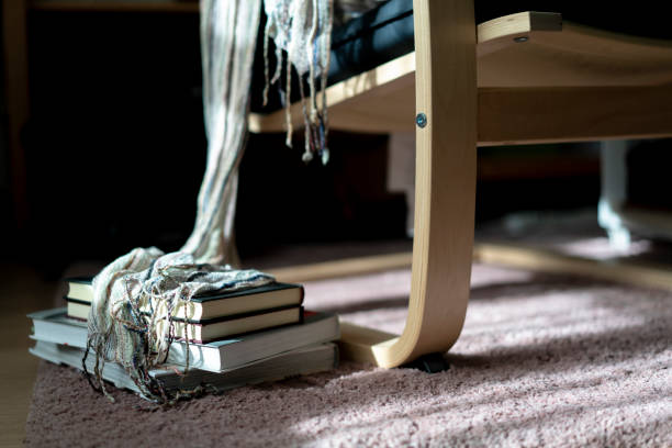 istock book, scarf and deck chair 1085542426