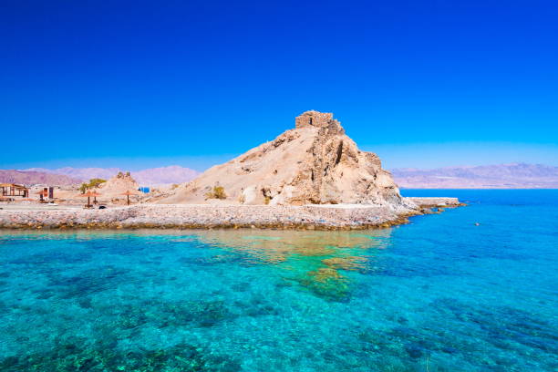 Egypt. Red sea day Beautiful amazing nature background. Tropical blue water. Red sea. Holiday resort. Island coral reef. Fresh  freedom. Adventure day. Luxury paradise. Inspiring wilderness. taba stock pictures, royalty-free photos & images