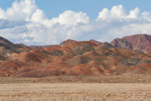 istock Geological rock formations known as Aktau Mountains in Kazakhstan 1085594380