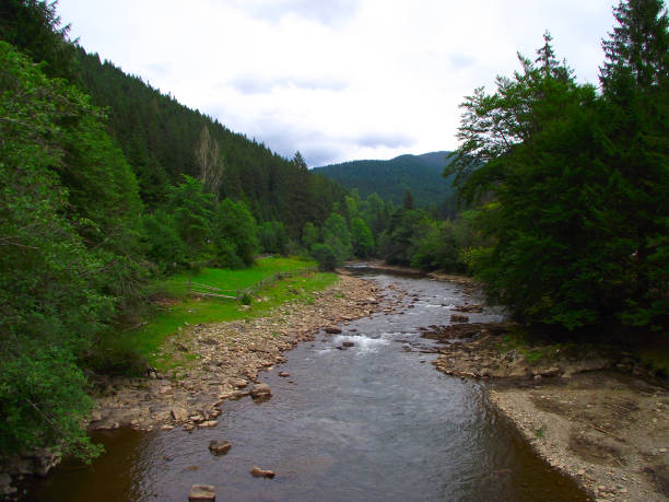 istock Traveling in the Carpathians. Mountains. 1085618826