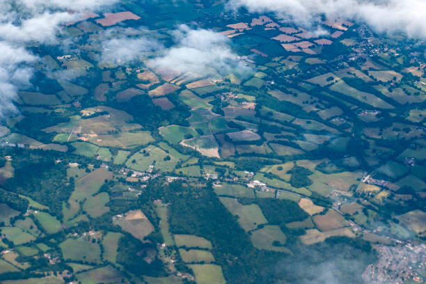 istock british countryside farmed fields aerial view 1085620250
