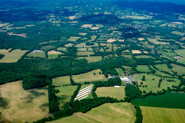 istock british countryside farmed fields aerial view 1085620270