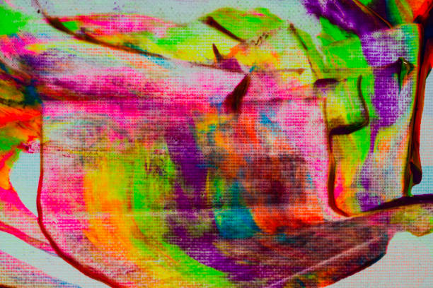 istock Abstract art colourful background. Hand-painted background.  - Image 1085627664