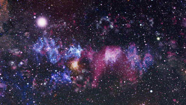 istock Colorful deep space. Universe concept background. Elements of this image furnished by NASA 1085629648
