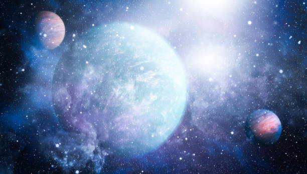 istock Colorful deep space. Universe concept background. Elements of this image furnished by NASA 1085632344