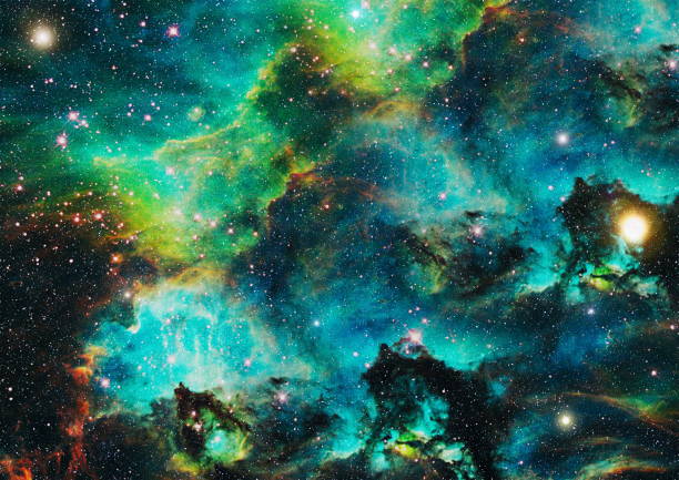 istock Colorful deep space. Universe concept background. Elements of this image furnished by NASA 1085633848