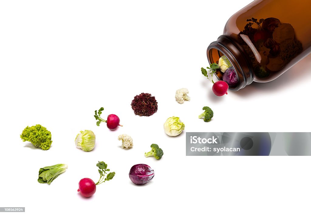 Natürliches Vitamin-Pillen - Lizenzfrei Nahrungsergänzungsmittel Stock-Foto
