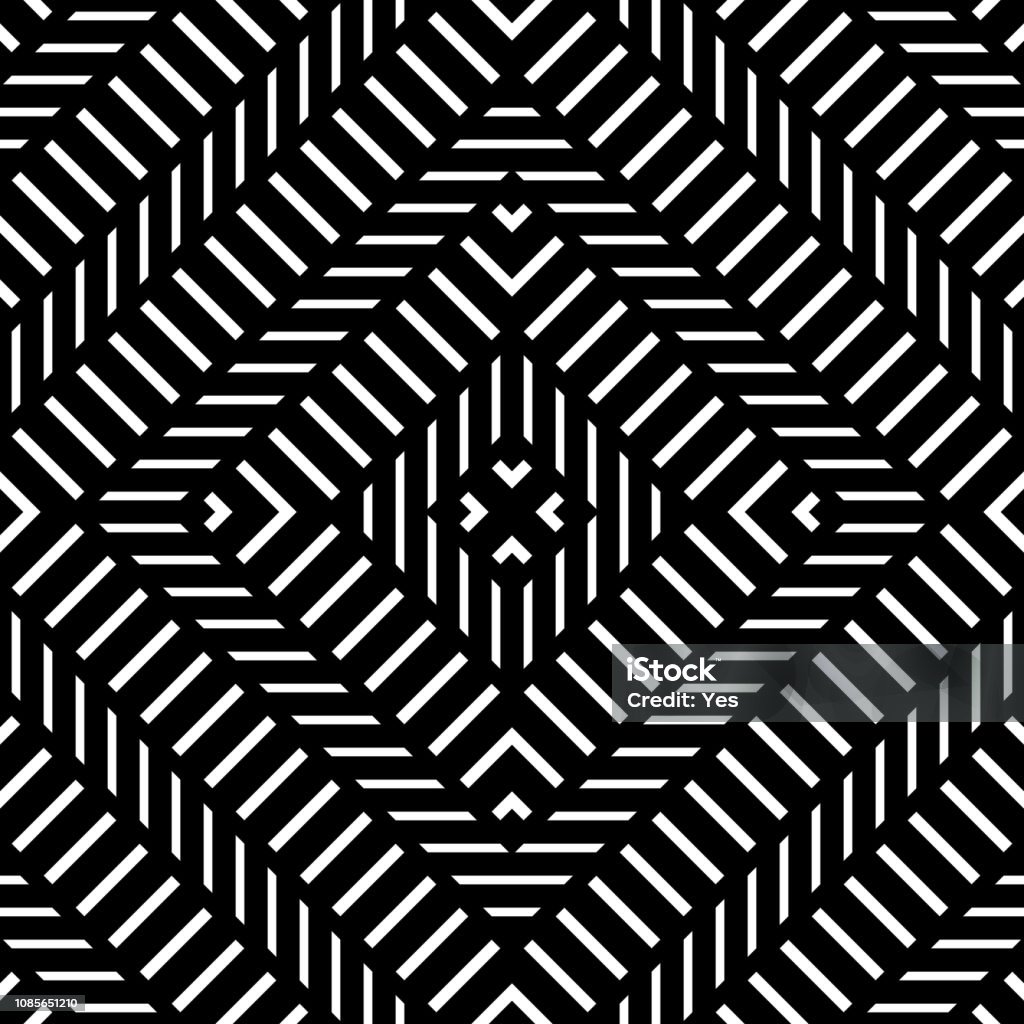 Diamond Layout Pattern Design Seamless Monochrome Diamond Pattern Stock Illustration ...