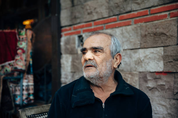 istock Portrait of senior men looking away 1085652792