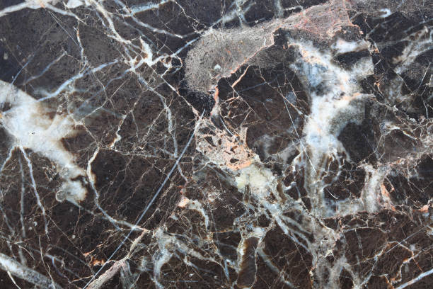 istock White patterned natural of dark gray marble pattern texture background for product design. 1085654666