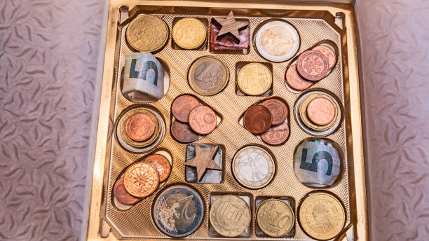 istock A great idea how to pack money as a gift in a candy box. 1085675742