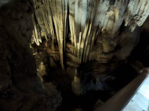 Stalagmitas nas Caves of Nerjas Stalagmites nerja caves stock pictures, royalty-free photos & images