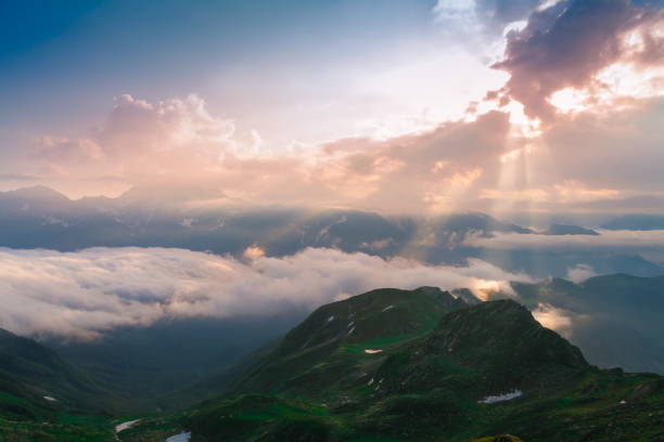 istock Mountain summer. Sunset. Rocky landscape 1085703050