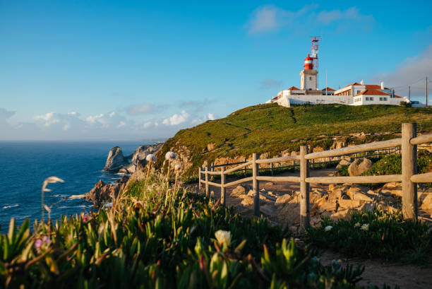 кабо-да-рока, португалия - cabo da roca стоковые фото и изображения