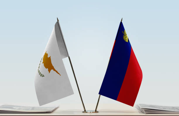 istock Flags of Cyprus and Liechtenstein 1085725130