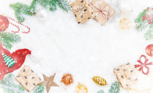 istock Christmas background. happy New Year. Selective focus 1085729828