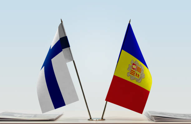 istock Flags of Finland and Andorra 1085730122