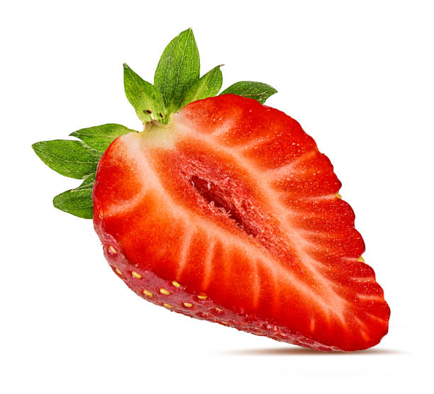 istock Strawberry isolated on white background with clipping path 1085732604