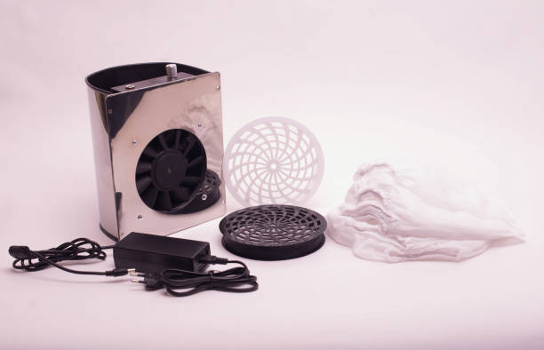 istock Vacuum cleaner for manicure on white background 1085744194