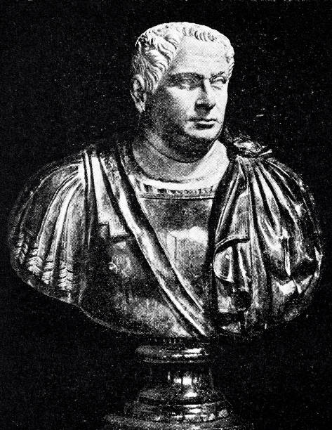 istock Ancient rome, bust of Aulus 1085749164