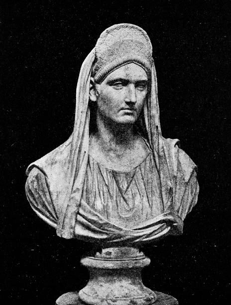 istock Ancient rome, bust of Empress Faustina 1085749424