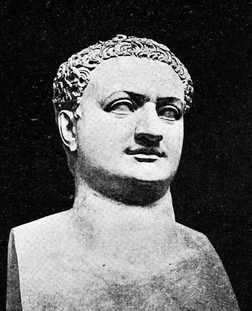 istock Ancient rome, bust of Titus 1085749732