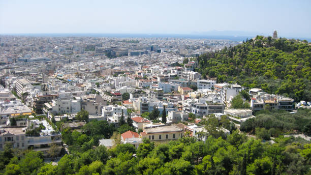 istock Panoramic view of the Athens 1085758926