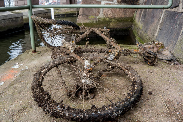 istock Old bike rusted 1085765380