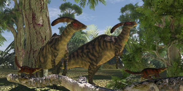 istock Parasaurolophus in the Forest 1085776900
